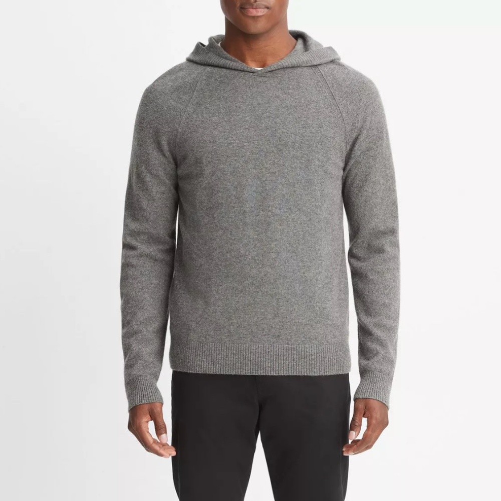 Vince Wool Cashmere Pullover Hoodie
